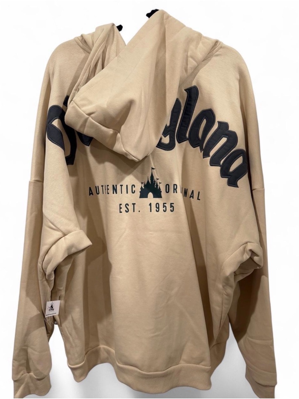 Disney Men’s Beige Pullover Hoodie - Authentic Original - Picture 4 of 4